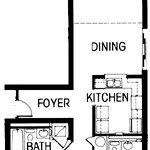 Two Bedroom Exterior Suite | Floor Plan | Amelia Surf and Racquet Club