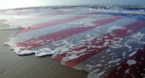 American-Flag-in-the-Water-on-the-Beach--20037